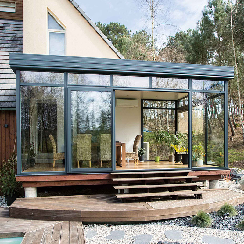 Sitio de construcción vivienda de contenedores empaquetado casa de caja móvil edificio de oficinas casa de contenedores de placa de acero de color