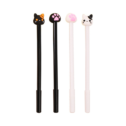 Creative stationery cartoon gel pen office supplies black signature pen cute student exam pen manufacturer wholesale