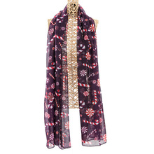 跨境亚马逊Temu秋冬新款披肩圣诞礼物印花围巾 Christmas scarf