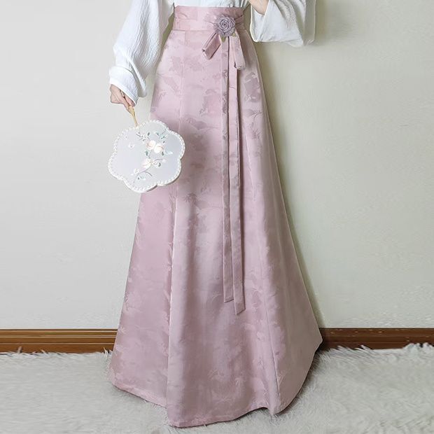 Chenzhimeiオリジナル漢服女性（藍）唐服ラウンドネックシャツ腰丈破れスカート毎日通勤スーツ夏その他|undefined