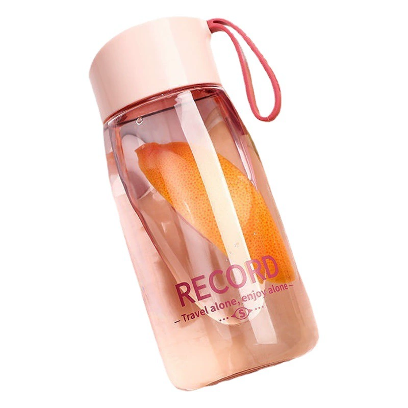 Симпатичная удобная чашка для девочек и студентов, простая портативная чашка с чашкой, летняя прозрачная пластиковая чашка для воды, космическая чашка, герметичная