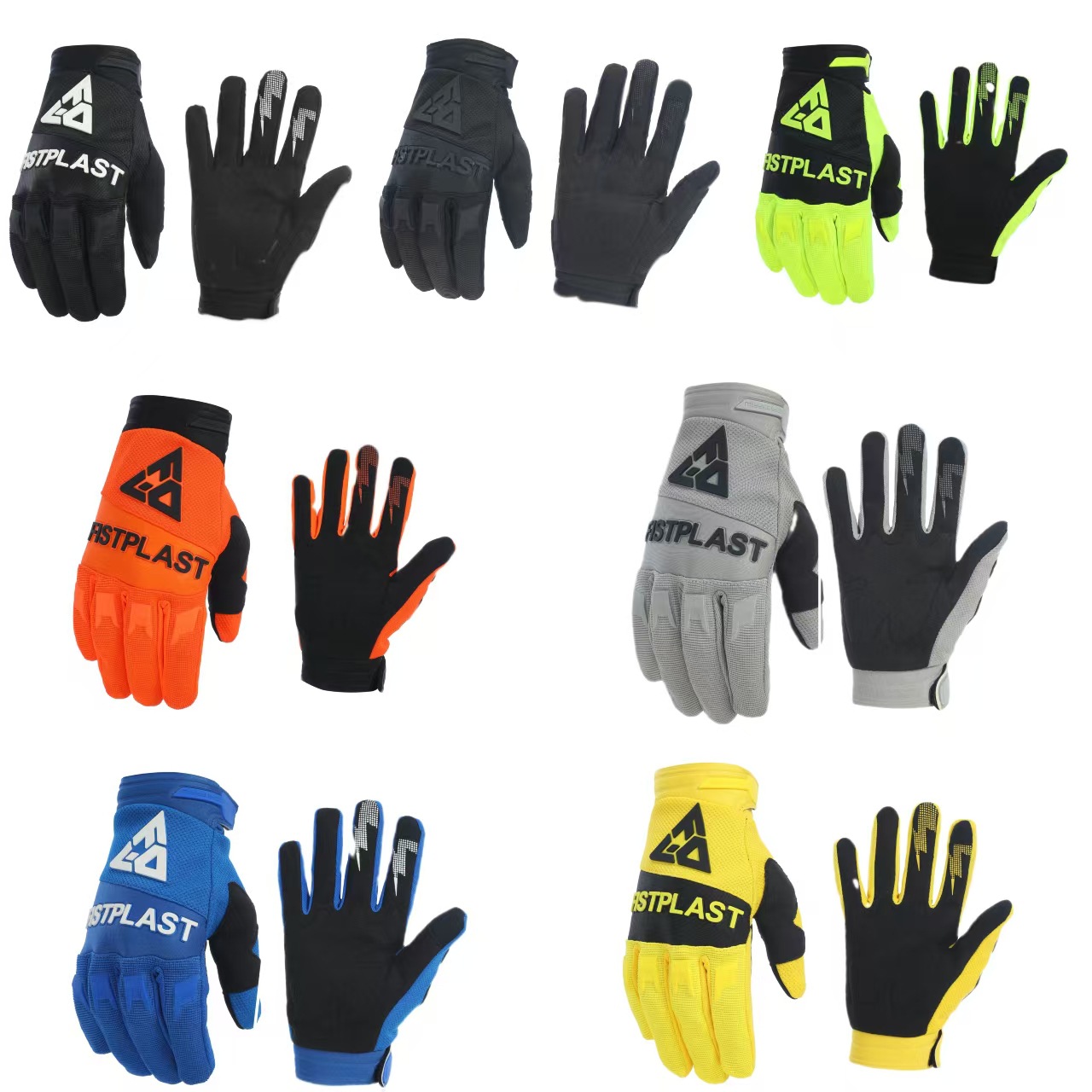 새로운 로하스 터치스크린 14색 사이클링 야외 스포츠 오토바이 오프로드 긴손가락 내마모성 미끄럼 방지 장갑