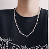 Tide, universal necklace suitable for men and women hip-hop style, accessory, Gothic, punk style, wholesale