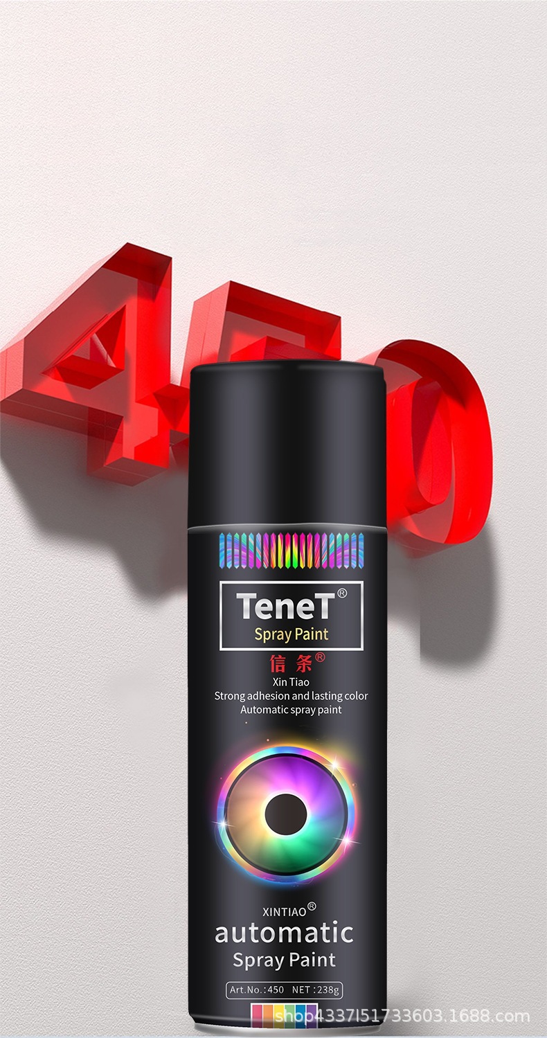 Self-spraying car paint in black, white, and gold, glossy spray paint, cold galvanized hand spray paint, auto spray paint wholesale