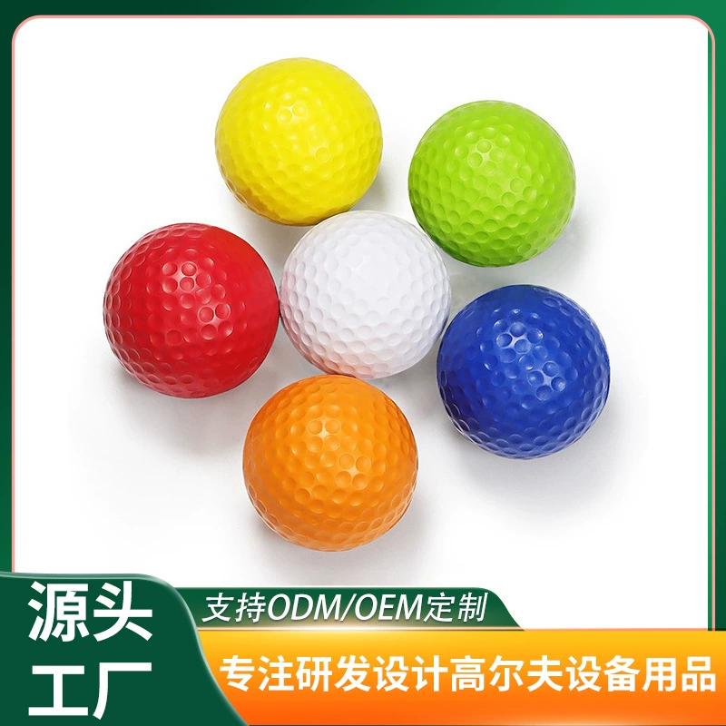 Готовый складской запас 42,6 мм мяч для гольфа из ПУ, тренировочный мяч для гольфа, мягкий мяч для соревнований по гольфу, оптовая продажа со склада