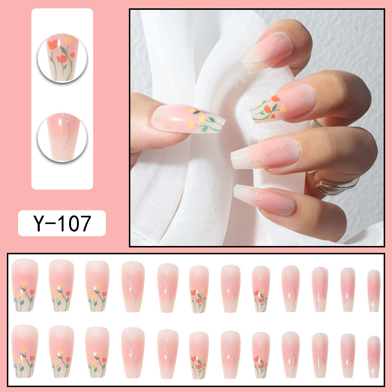 Simple Style Gradient Color Plastic Nail Patches 1 Set display picture 23