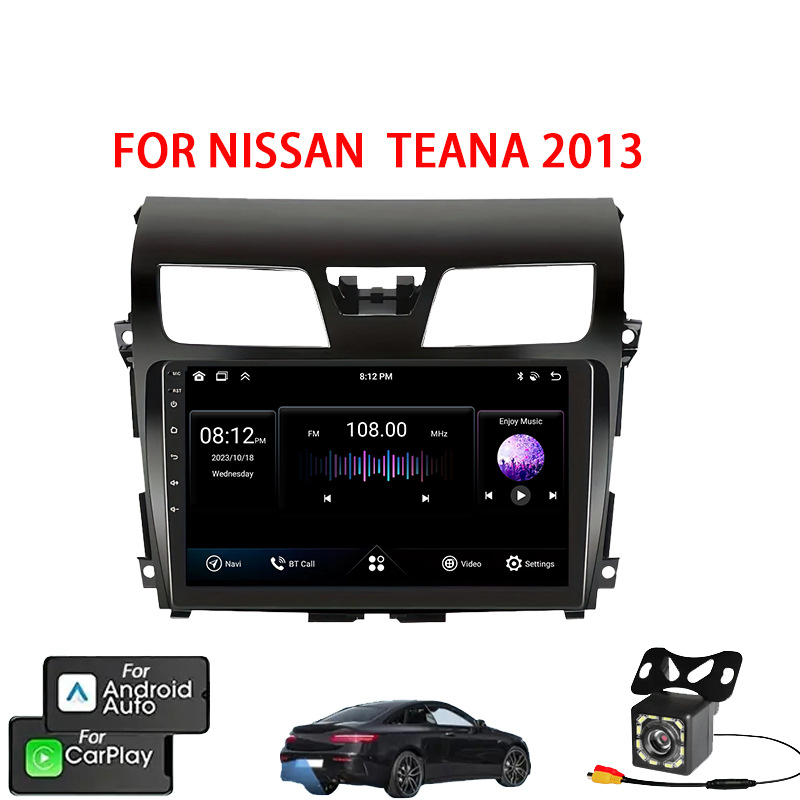 (2개) 새로운 TEANA 13-18 안드로이드 자동차 GPS 올인원 10.1 인치를위한 자동차 내비게이션