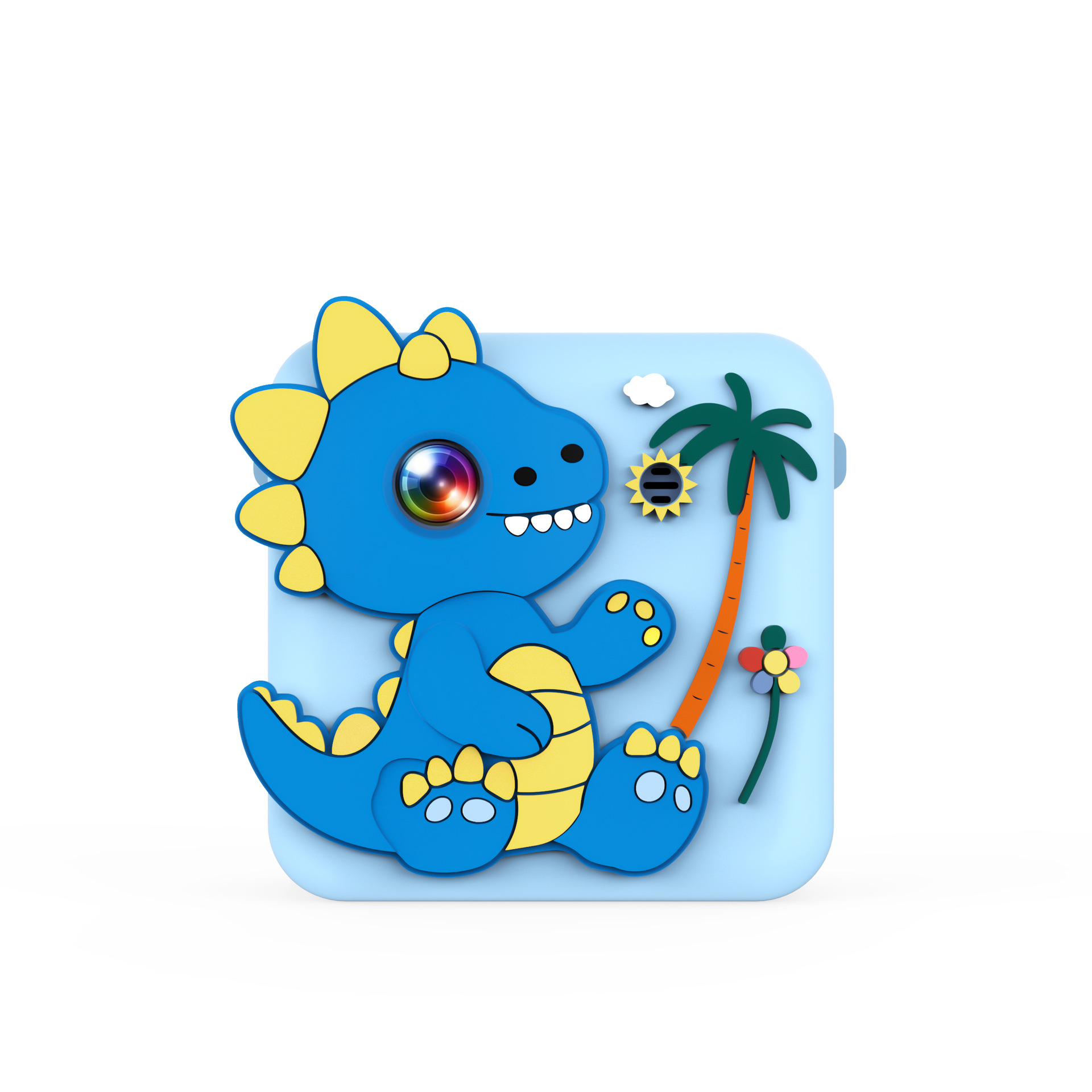 Dinosaurio azul M07