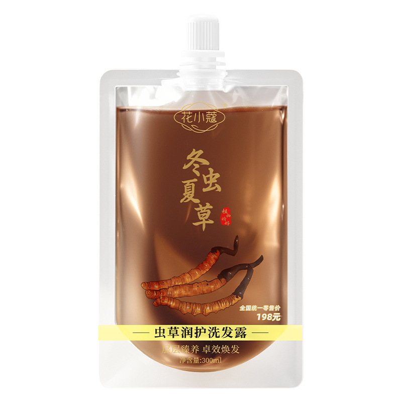 Humectante champú de Cordyceps 300ml para el cabello nutritivo, control de aceite, fabricante de champú de Cordyceps