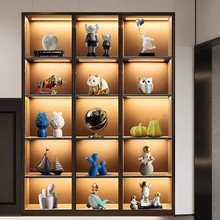 客厅轻奢酒柜家居摆件高级感2024新款现代简约书柜树脂工艺品装饰
