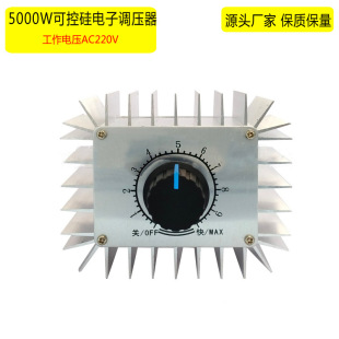 High Power Scr Digital Voltage Regulator Input Ac220V Output 220V Temperature/Dimming 5000W Voltage Regulator