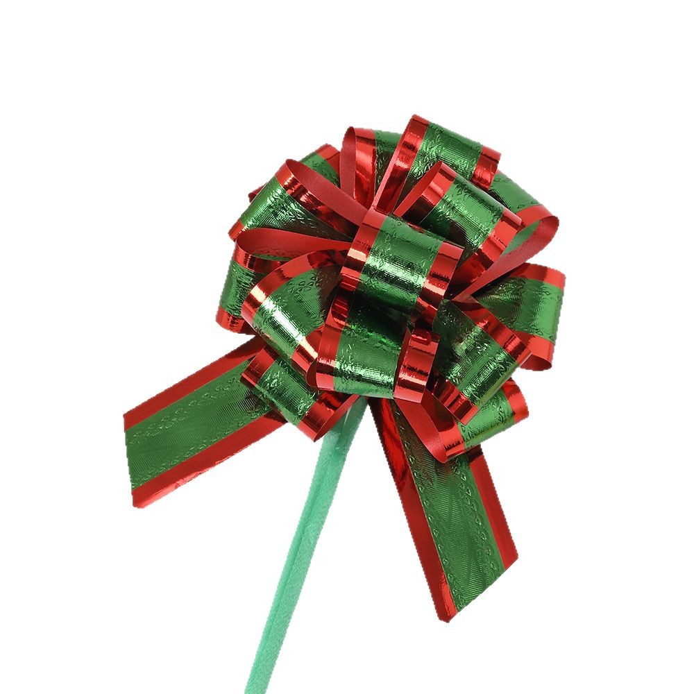 Comercio extranjero transfronterizo 50 ajuste agua ondulada flores de Navidad eventos de regalo embalaje decoración tira floral cinta al por mayor