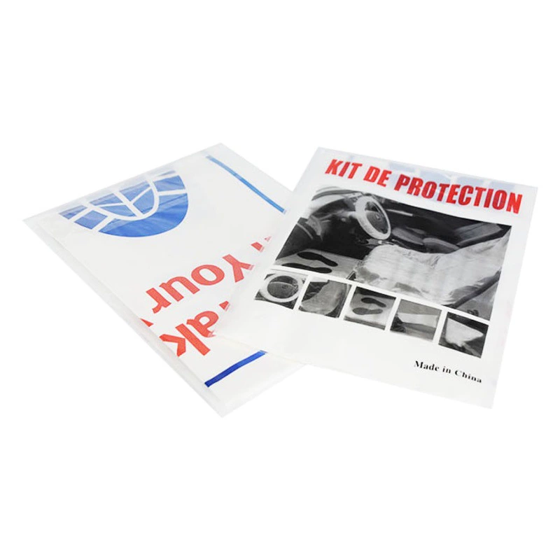 Одноразовый чехол для сиденья для ремонта автомобилей, набор из пяти предметов, ремонт, пылезащитный чехол для сиденья, пластиковый чехол для механизма рулевого колеса