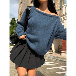 F 53898 Off-shoulder sweater ¶�����^ë�¿羳���uͨ���R