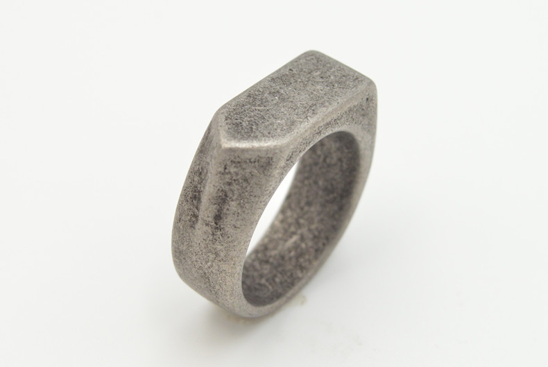13g Weight Rings Classification 11, 12, 7 Ring Size 1 Piece Quantity Holiday, Daily Occasion Titanium Steel Material Geometric Pattern Unisex Gender Polishing Design Retro, Simple Style Style Retro Simple Style Geometric Titanium Steel Polishing Unisex Rings 10