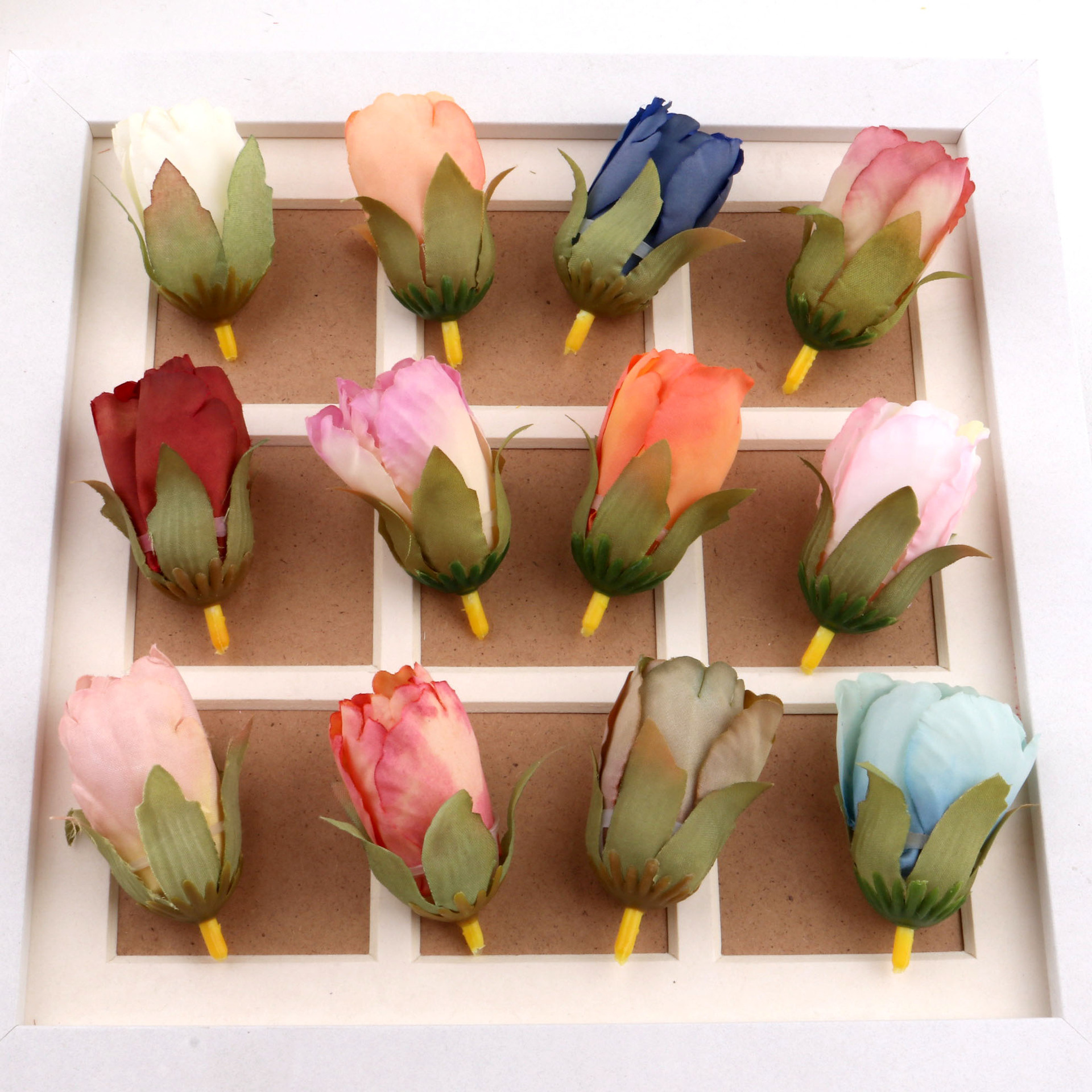 인공 꽃 봉오리 인공 꽃 장미 꽃 머리 결혼식 DIY 개최 꽃 액세서리 가정 장식 배경 소품