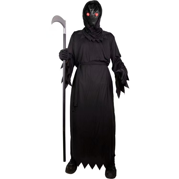 Halloween disfraz infantil gritos disfraz fiesta espectáculo de la muerte terror aterrador ojos brillantes