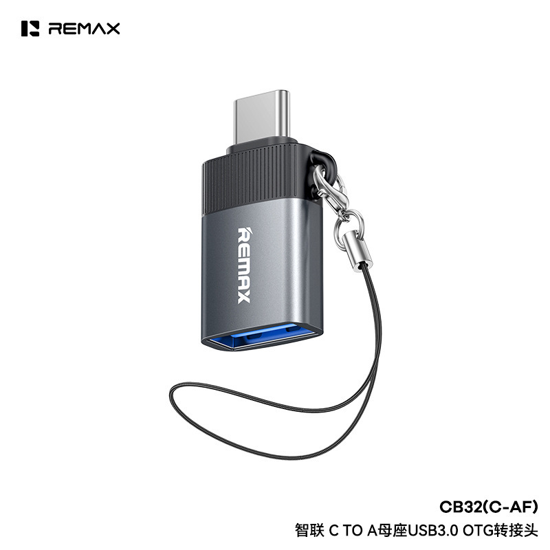 Remax Otg Adapter 30W Charging Tpc Data Transmission Comes with Lanyard Multi-Function Converter Cb32