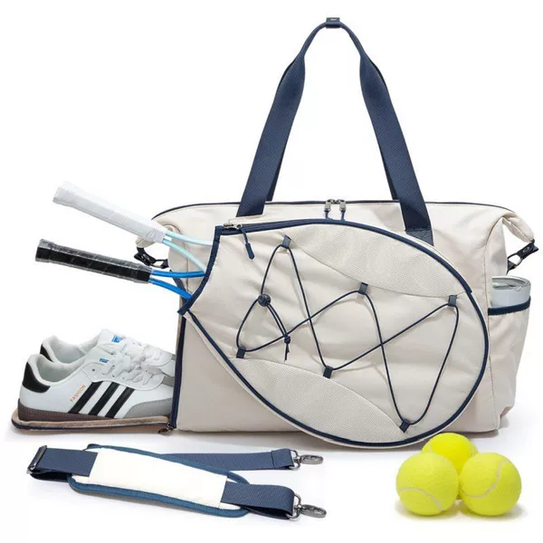 In-Stock Cross-Border New Model Multifunctional Tennis Bag Travel Bag Large Capacity Outdoor Sports Bag with Independent Shoe Compartment