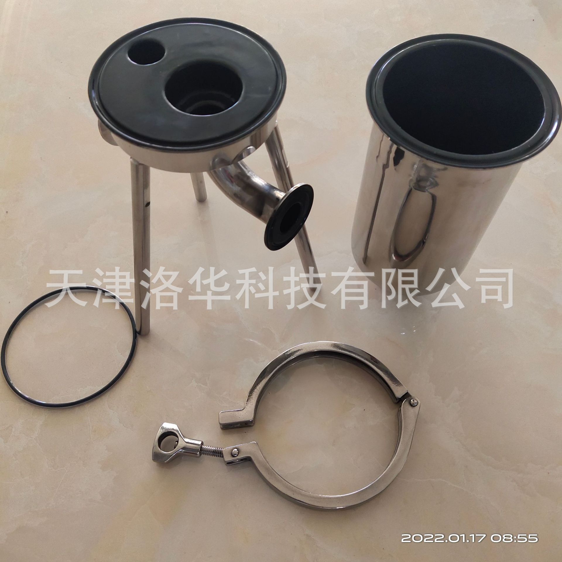 304不锈钢内衬PTFE浓硫酸或稀硫酸过滤器，强酸碱过滤器滤筒