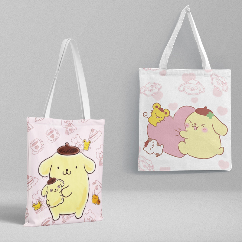 Bolsa de lona Sanli Gull pequeña fresca y simple estilo ins versión coreana hermosa bolsa de hombro bolsa de compras portátil al por mayor