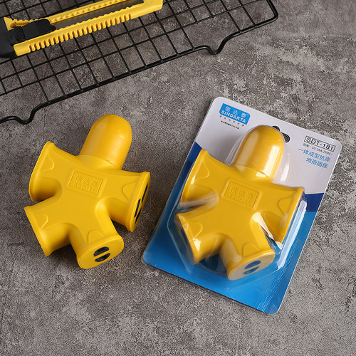 Manufacturer wholesale anti-fall power strip one-piece power wiring board rubber-coated 10-hole floor mop king socket