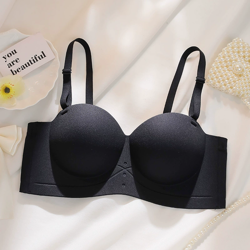 Wireless Push-Up Bra (Bonas) — Thin Straps & Strapless Option, Summer Light Support