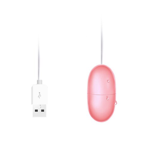 Female USB double vibrating egg orgasm masturbation device for virgins, strong shock silent vibrator, G-spot honey bean vaginal massager
