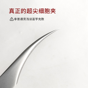 Eyelash Artist Special Clip for Eyelash Grafting, Stainless Steel Dolphin Clip, False Eyelash Tweezers, Flowering Grafting Tweezers