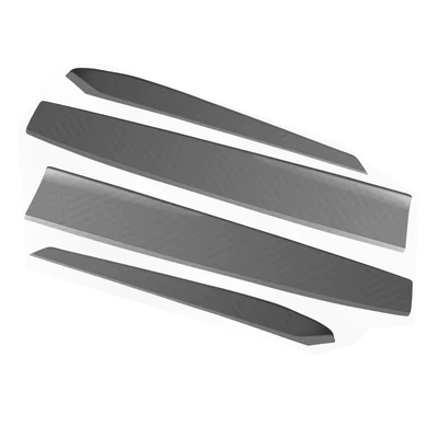 trim modification surrounding trim – Şüşə kənarı xromları/moldingləri - model3y-central-control-trim-door-trim-gray