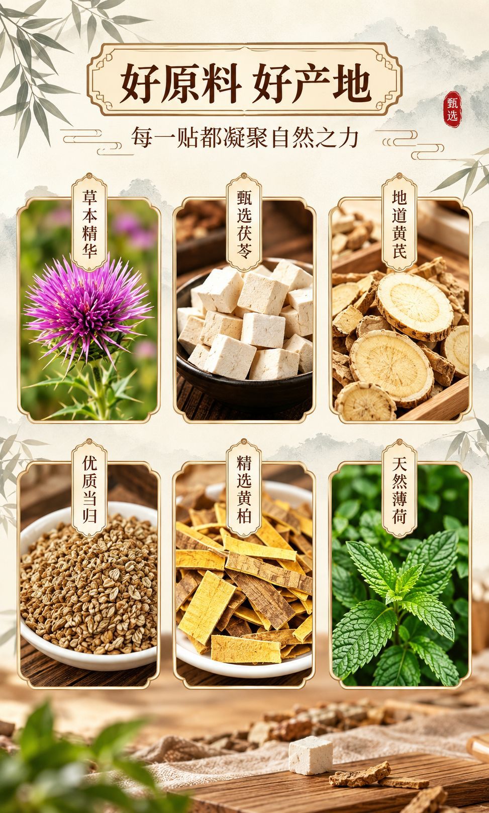 Fu Ling Ba Zhen Herbal Foot Patches 30 Patches per Box with Mugwort and Ginger for Foot Wellness quality and texture