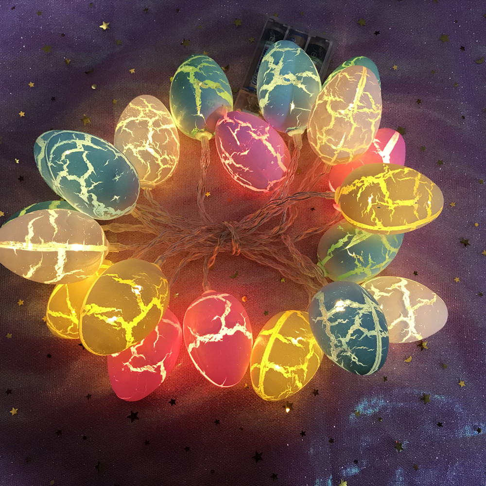 Huevo de Pascua zanahoria cadena luces dormitorio decoración creativa LED conejo decorativo luces de colores intermitentes luces de cadena