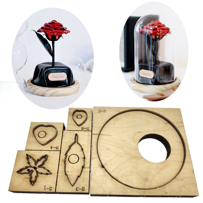 手工皮具 DIY手工 激光定 做刀模 手工diy手工玫瑰 花永生花刀模