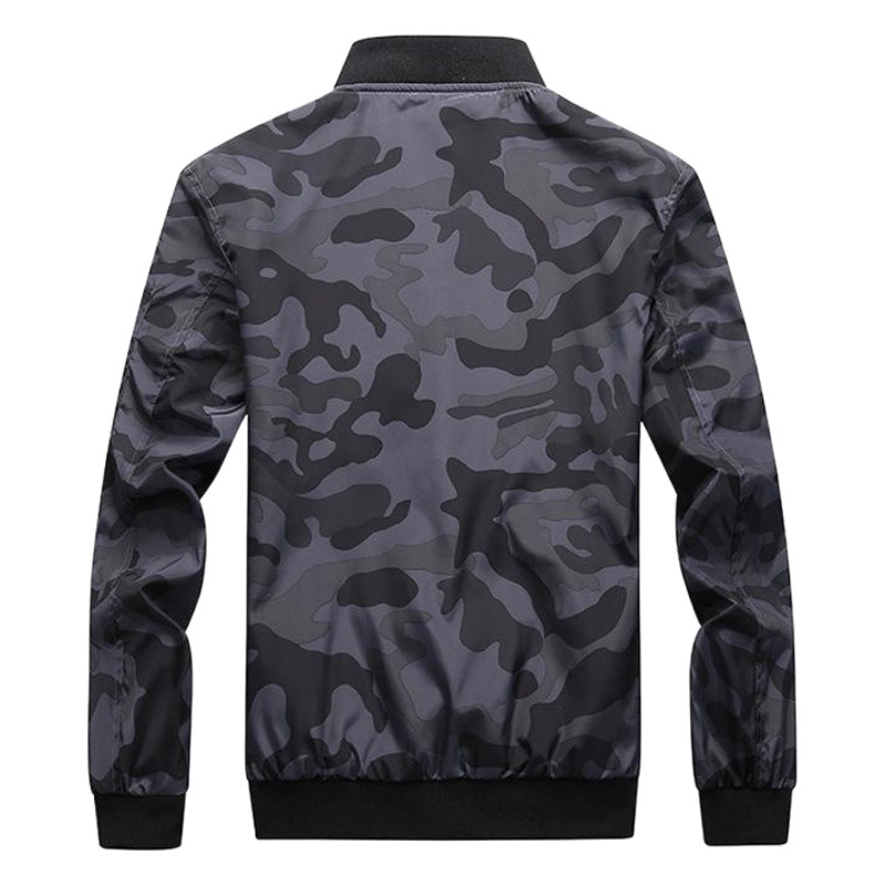 Chaqueta de los hombres más tamaño camuflaje transfronterizo chaqueta piloto chaqueta casual deportes béisbol uniforme chaqueta de comercio exterior