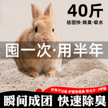 兔子粪便砂兔兔除臭垫料吸尿厕所尿砂颗粒木粒木屑宠物兔洁用