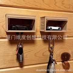開閉式のドア付き車庫キーホルダー、開閉式のドア付きガレージキーホルダー
