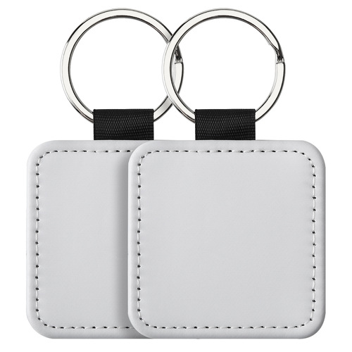 Factory direct supply of heat transfer sublimation keychain litchi pattern pendant heat transfer series