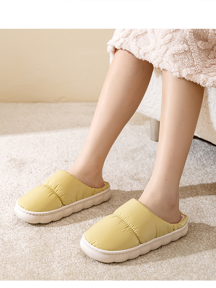 Neue Herbst- und Winter-Baumwoll-Hausschuhe für Liebhaber mit dicker Sohle und rutschfester, warmer Plüsch-Hausschuhe für Männer und Frauen_voghion.com