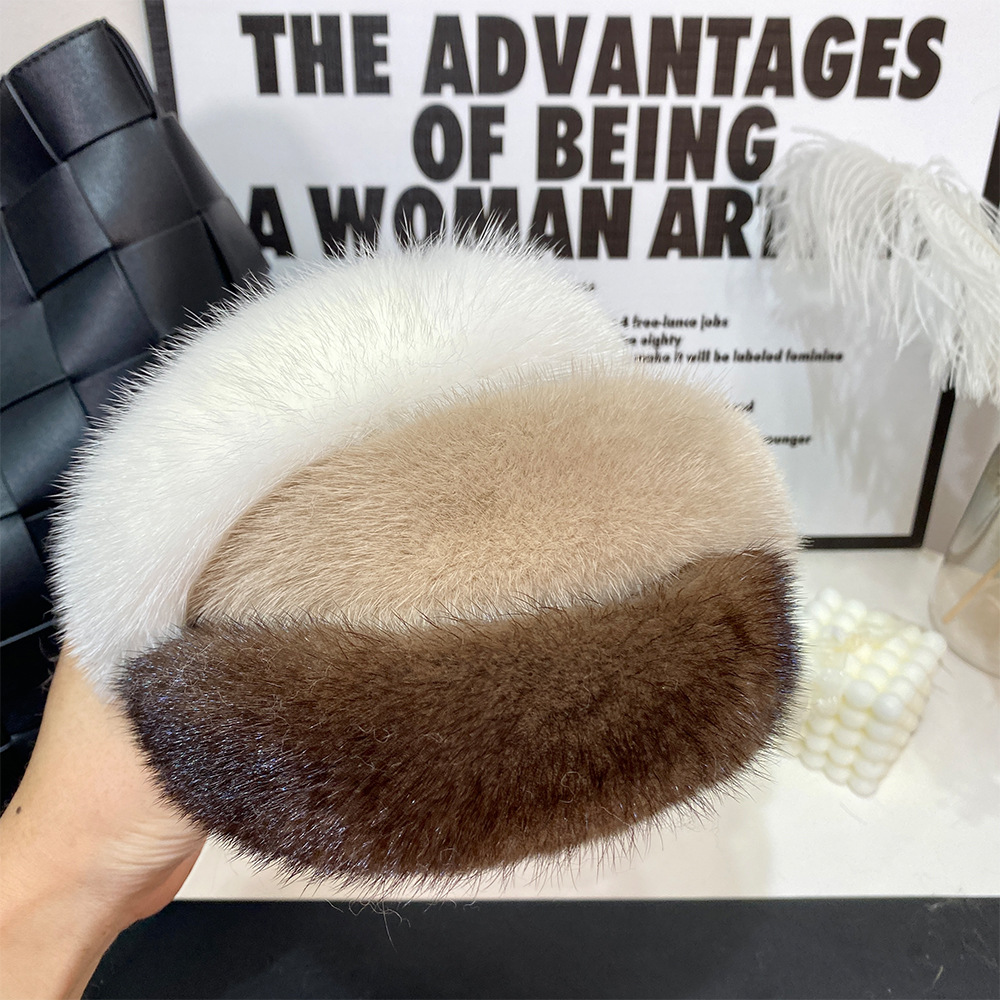 120g Weight Hair Band Hair Accessories Type 1 Piece Quantity Holiday Occasion Plush Material Solid Color Pattern Women's Gender Elegant Style Women's Elegant Solid Color Plush Hair Band 18