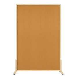 跨境带支架可移动软木板屏风带滚轮公告板留言展示板照片墙背景板