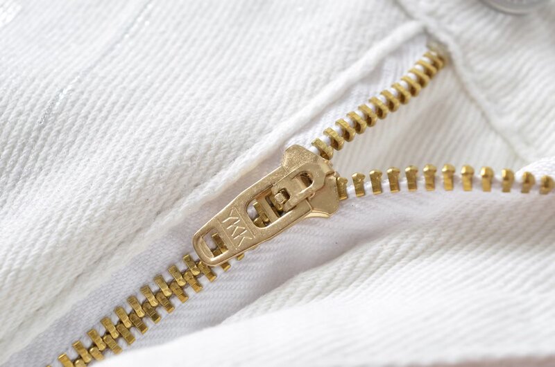 Trendy and Cool Shiny Metallic High-Waisted Floor-Length Straight-Leg Wide-Leg Jeans for Autumn