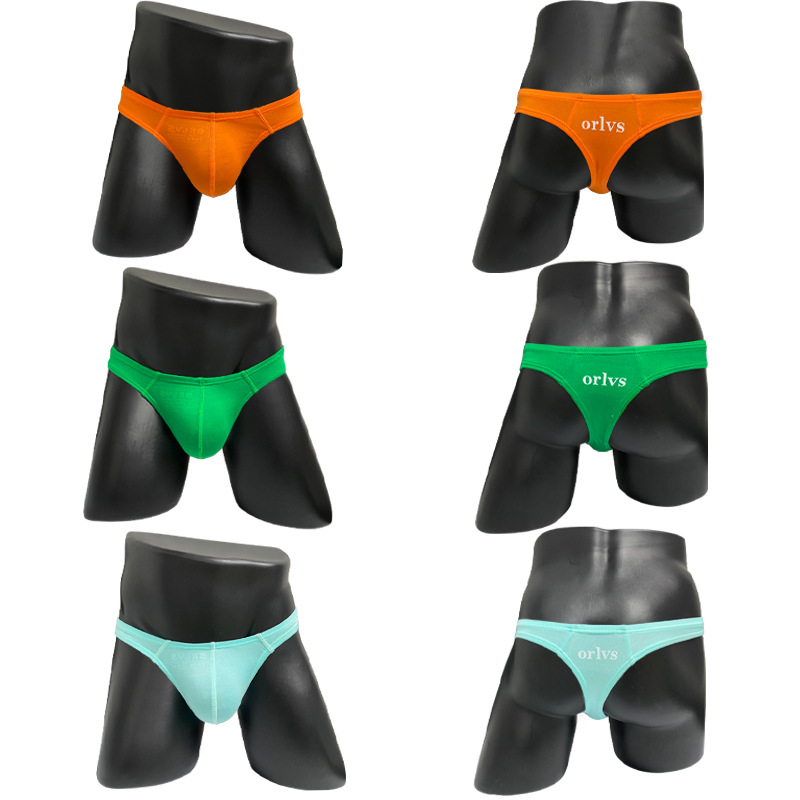 New small triangle modal sexy low waist triangle shorts shock convex bag bikini men's shorts men OR680