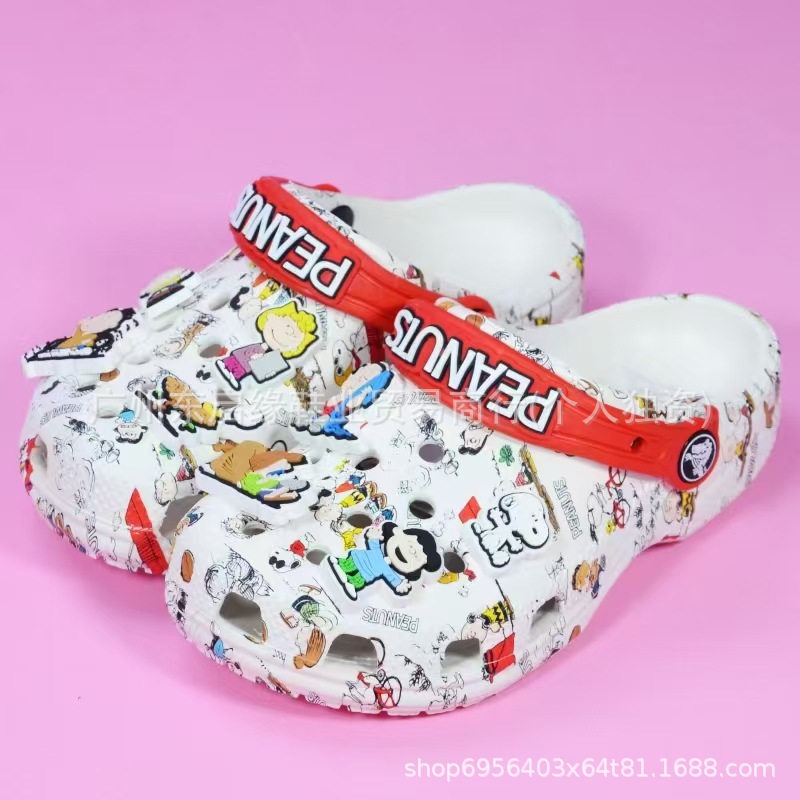 Cross2024 nuevos productos zapatos con agujeros para niños zapatos tridimensionales flores niños niñas zapatos frescos hogar ocio