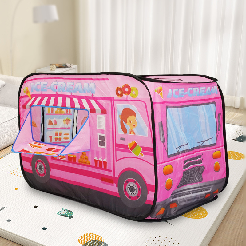 Casa de Juegos de Auto para Niños, Plegable, para Interior