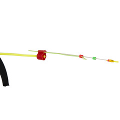 Cross-border winter new product ice fishing rod slightly thin ice fishing rod double-layer thickened extended rod section threading thin wholesale