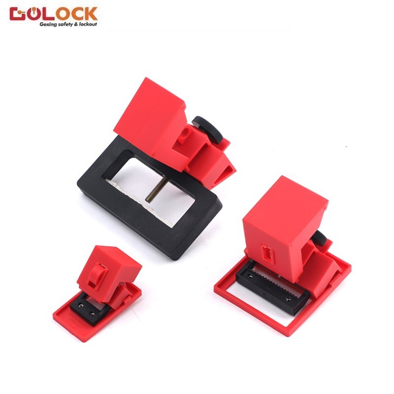 Tipo de abrazadera interruptor de circuito de bloqueo extra grande cáscara de plástico cuchillo de aire interruptor de protección de fuga de freno anti-mal funcionamiento de bloqueo de seguridad