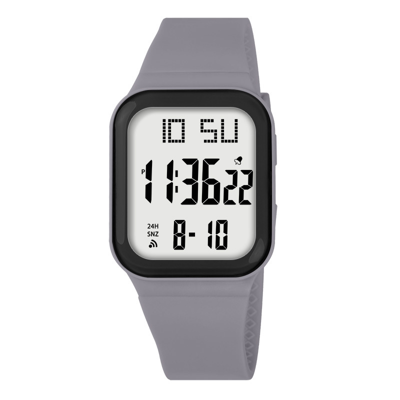 Tendencia de estudiantes de secundaria secundaria deportivos al aire libre luz nocturna relojes electrónicos multifunción relojes electrónicos alarma al por mayor