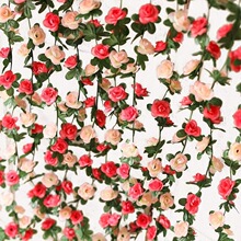 R 35728 Artificial Rose Vine Decor ���� ŷ���羳����ѷ��