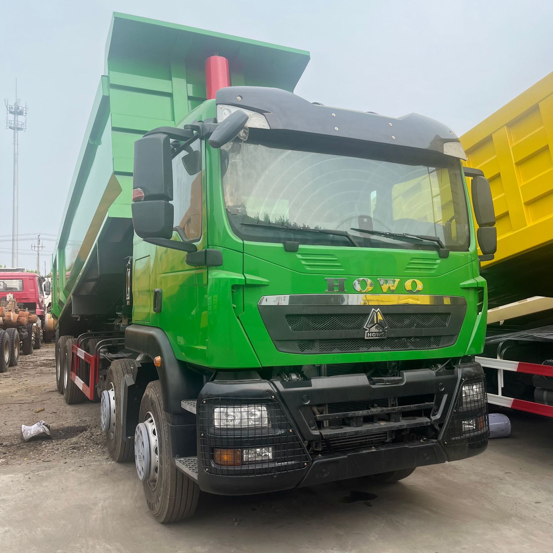 Howo Tx Dump Truck 12-Wheel Used Truck Dump Truck Engineering Vehicle Earth Transport Cross-Border Model Howotx43