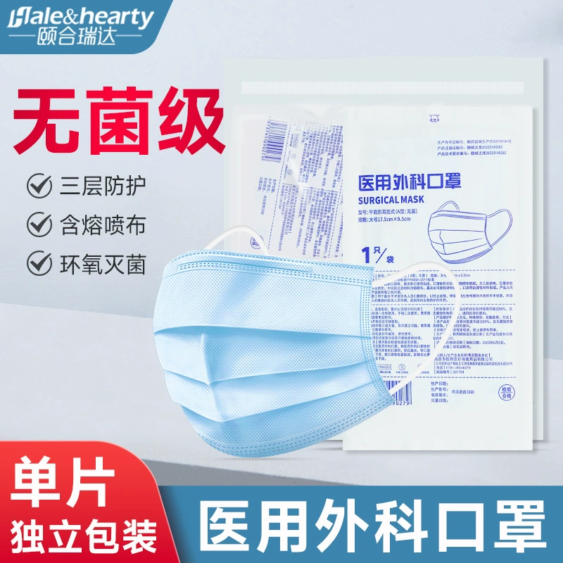 Медицинская хирургическая маска Ненезависимая медицинская категория для взрослых Трехслойная 100 Медицинская помощь Специальная одноразовая хирургическая защита